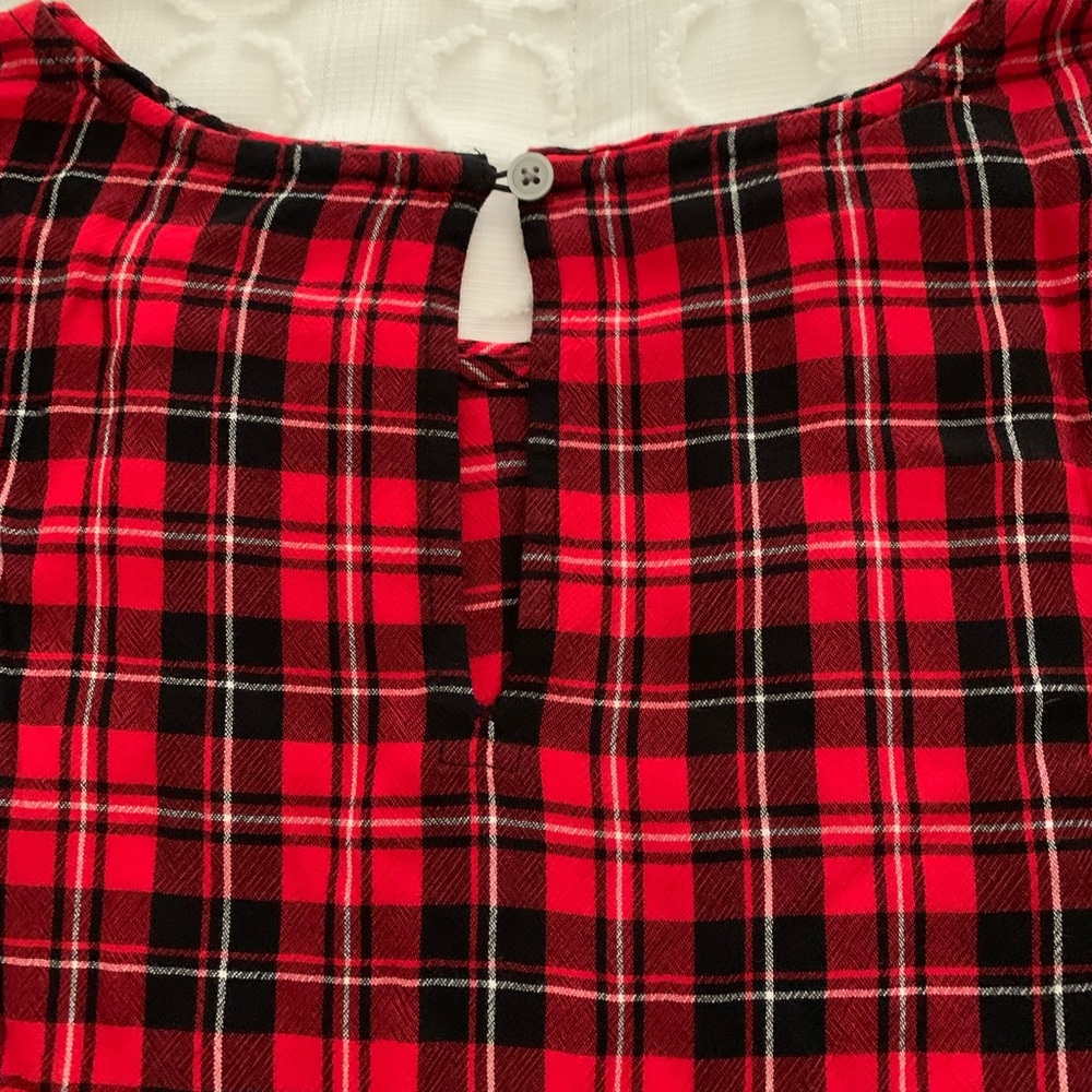 Loft plaid top. - Picture 4 of 4